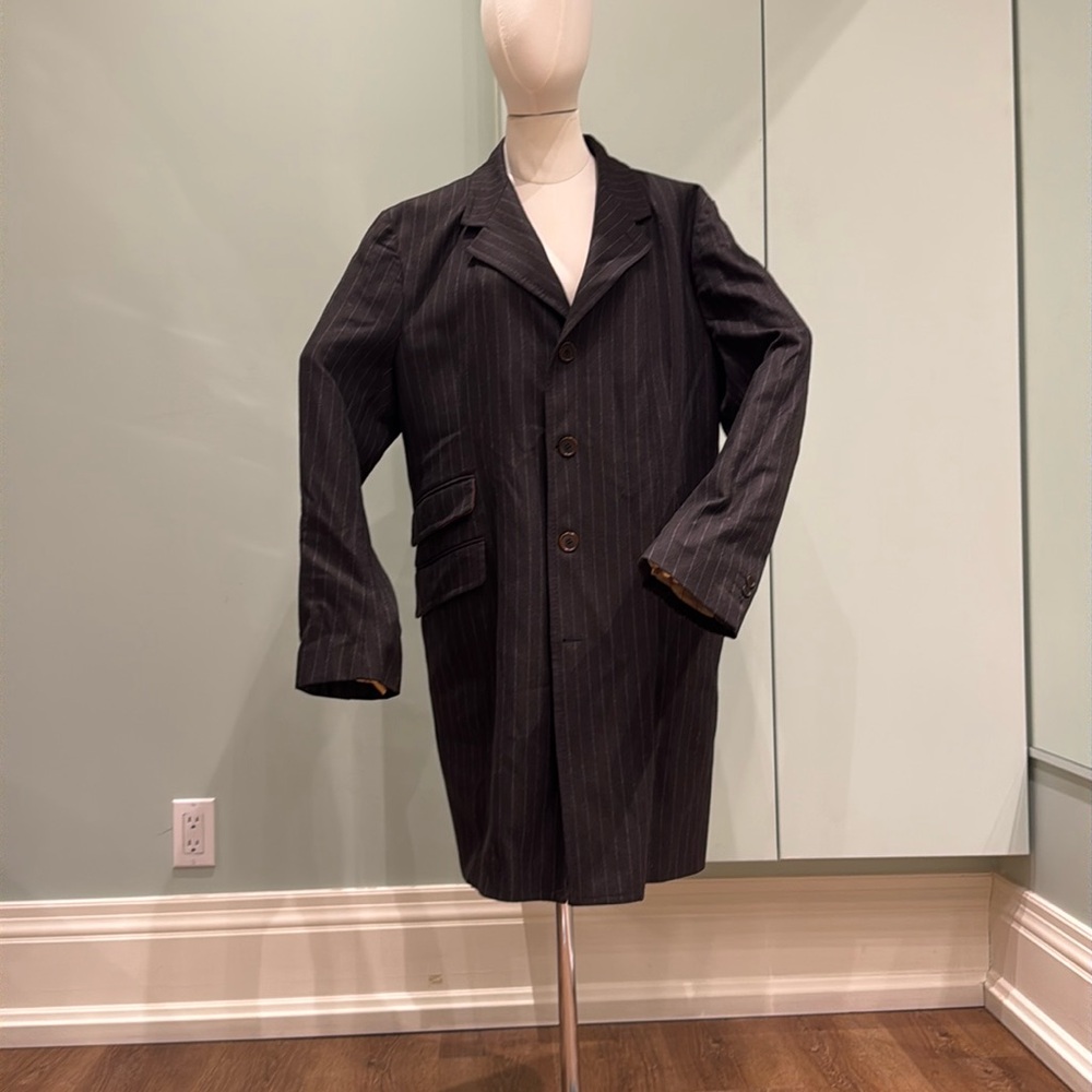 Hilfiger Men’s Dress Coat – Fabric by Ermenegildo Zegna – XL